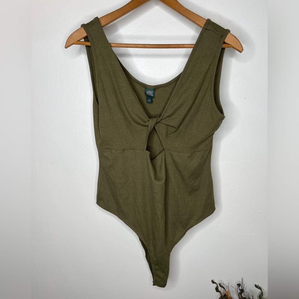 Wild Fable Hunter Green Bodysuit